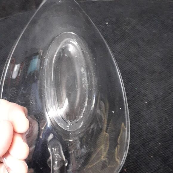 Duncan Miller 1930's hand blown glass swan 6" tall candy dish or nut dish. (#1) - Picture 13 of 13